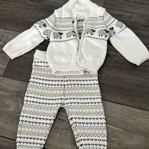 Janie and Jack sweater and pants set